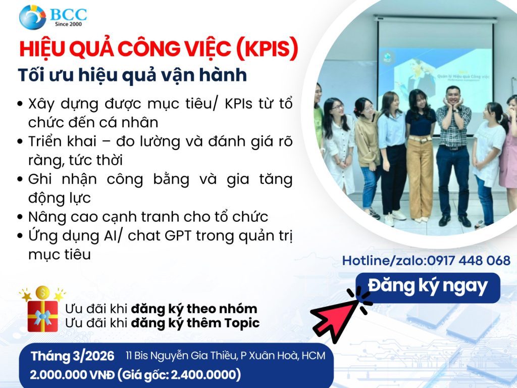 ĐÀO TẠO HIỆU QUẢ CÔNG VIỆC (KPIS)